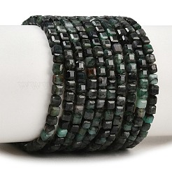 Natural Emerald Beads Strands&nbsp;G-B175-C05-3x3mm
