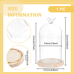 Glass Dome Cover&nbsp;DIY-WH0504-317C