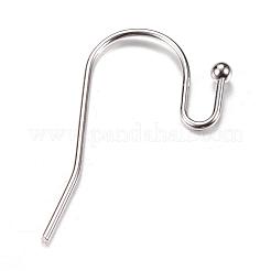 Brass Earring Hooks&nbsp;KK-R037-13P