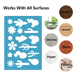 Acrylic Earring Handwork Template&nbsp;DIY-WH0359-035