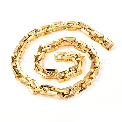 Ccbプラスチックボストンリンクチェーン  長方形  ミックスカラー  28x21x6mm  39.37インチ（1m）/連  1連 /セット&nbsp;AJEW-JB01069