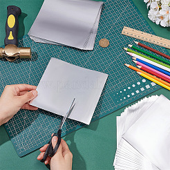 Square Tinfoil Paper Sheets for Craft Engraving&nbsp;DIY-WH0671-302A-01