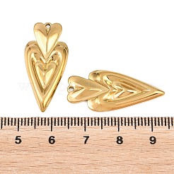 Valentine's Day 304 Stainless Steel Pendants&nbsp;STAS-L317-15G