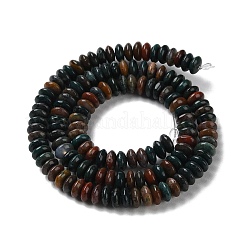 天然石インディアン瑪瑙ビーズ連売り  ソーサービーズ  ロンデル  6~6.5x3mm  穴：1mm  約118~119個/連  15.35''（39センチメートル）&nbsp;G-Z030-A16-01