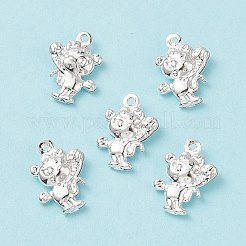 304ステンレスペンダント  虎  銀  17x12x4mm  穴：1mm&nbsp;STAS-I138-01S