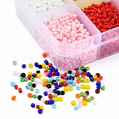 8000Pcs 10 Colors 12/0 Glass Seed Beads&nbsp;SEED-YW0001-33A