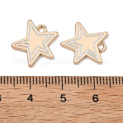 Alloy Enamel Pendants&nbsp;ENAM-G235-13G-02