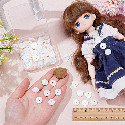 100Pcs Shell Buttons&nbsp;FIND-WR0012-85