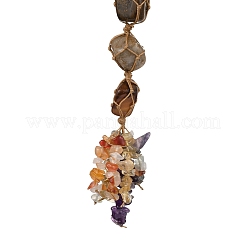 Chakra Jewelry Natural Gemstone Pendant Decorations&nbsp;HJEW-P015-09