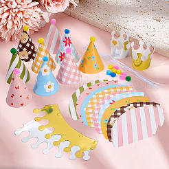 Paper Party Hats&nbsp;DIY-WH0591-295