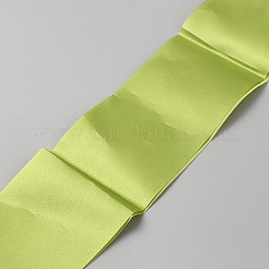 ポリエステル製の花嫁用サッシュ  パーティーデコレーション  黄緑  800x94x0.3mm&nbsp;AJEW-WH0673-16