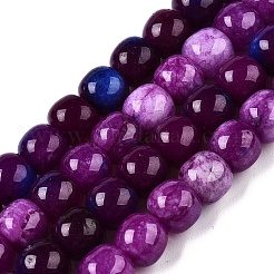 Dyed Natural White Jade Beads Strands&nbsp;G-T138-D26