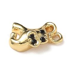 Brass Micro Pave Cubic Zirconia Charms&nbsp;KK-I276-42G