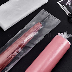長方形PEプラスチックフィルム保存袋100個  透明  100x14.8x0.005cm&nbsp;ABAG-WH0038-81A