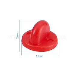 ラバーボトルストッパー  ミックスカラー  11x7mm  約15PCS /カラー  約90個/箱&nbsp;FIND-PH0015-01