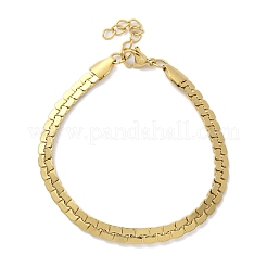 304 Stainless Steel Snake Link Chain Bracelets for Women&nbsp;LS-BJEW-F488-22G