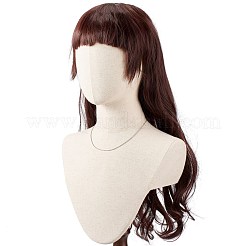 変色しない1.5mm 304ステンレススチールボールチェーンネックレス、男性用、女性用  ステンレス鋼色  17.72インチ（45cm）&nbsp;NJEW-JN03761