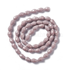 Faceted Glass Beads Strands&nbsp;GLAA-E037-01F