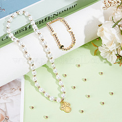 300Pcs Rack Plating Brass Spacer Beads&nbsp;KK-DR0001-27G-04