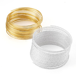 2Pcs 2 Colors Textured Iron Memory Beading Wire for Wire Wrap DIY Jewelry Making&nbsp;MW-TA0001-06B