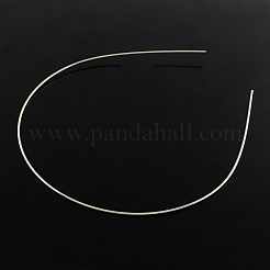 ヘアアクセサリーアイアン製ヘアバンドパーツ  プラチナ  120~125mm&nbsp;OHAR-Q042-007A