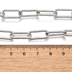 Non-Tarnish 304 Stainless Steel Paperclip Chains&nbsp;STAS-I146-02P