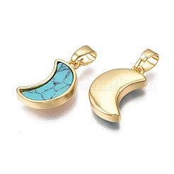 Real 18K Gold Plated Brass Pendants&nbsp;KK-N233-170A-01B