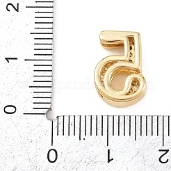 Brass Micro Pave Cubic Zirconia Pendants&nbsp;KK-B167-22G-5