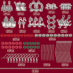DIY Christmas Drop Earring Making Kits&nbsp;DIY-SC0019-35