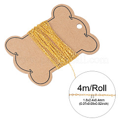 4M Soldered Brass Heart Chains&nbsp;CHC-TADJ0001-05G