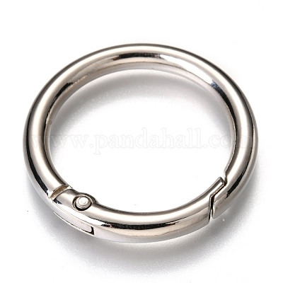 Spring Gates D Rings Wholesale Zinc Alloy Spring Gate Rings - Pandahall.com