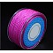 Round Nylon Cords, Milan Cords/Twisted Cords, Fuchsia, 1.5mm, about 25.15 yards(23m)/roll