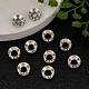 Brass Rhinestone Spacer Beads&nbsp;RB-A020-9mm-01P-6