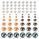 Half Round ABS Plastic Cabochons&nbsp;FIND-TAC0038-08B-1