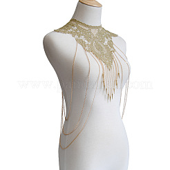 Gothic Polyester Lace Shoulder Chains for Wedding Dress&nbsp;FS-WGA45D9-01
