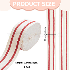 Polyester Stripe Ribbon&nbsp;OCOR-WH0109-368D