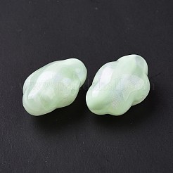 不透明なアクリルビーズ  キラキラビーズ  雲  甘露  16.5x26x13mm  穴：2mm  約150個/500g&nbsp;OACR-E014-17G