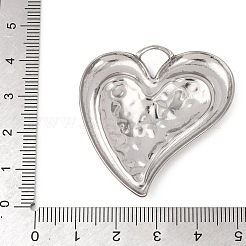 Hammered 304 Stainless Steel Pendants&nbsp;STAS-D129-06A-P