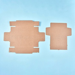 クラフト紙ギフトボックス  折りたたみボックス  長方形  バリーウッド  完成品：25x14x6.6cm  インナーサイズ：23x13x6.5センチメートル  インナーサイズ：23x13x6.5センチメートル  展開サイズ：44.3x55.4x0.03cmと36.6x35x0.03cm&nbsp;LS-CON-K006-07B-01