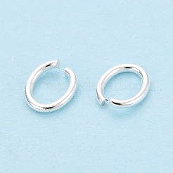 925スターリングシルバーオープンタイプ丸カン  オーバル  銀  5.5x4.5x0.8mm  内径：4x3mm&nbsp;STER-N017-29B-S