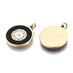 316 Surgical Stainless Steel Enamel Charms&nbsp;STAS-S116-380A-G