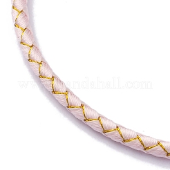 Polyester Cord Braided Bracelet Makings&nbsp;MAK-Z003-01P-23