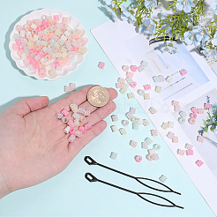 300Pcs Plastic Beads&nbsp;KY-PA0001-24