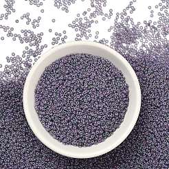 トーホー 8/0 デミラウンドビーズ  日本製シードビーズ  (635f) アジサイ ゴールドラスターマット  3x1.15mm  穴：1.2mm  約33500個/ポンド（450g）&nbsp;SEED-DR08-0635F
