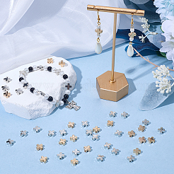 200Pcs 2 Colors CCB Plastic Beads&nbsp;CCB-SP0001-11