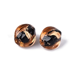 Handmade Silver Foil Glass Beads&nbsp;FOIL-N034-01H