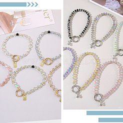 200Pcs 10 Colors Electroplate Glass Beads&nbsp;EGLA-PA0001-43A