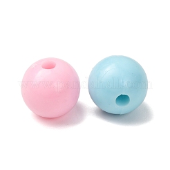 プラスチックビーズ  ラウンド  ミックスカラー  12mm  穴：3mm  約595個/500g&nbsp;KY-Z003-12