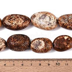 天然樹皮瑪瑙ビーズの連  ナゲット  タンブルストーン  15~37x15~23x10~18mm  穴：1~1.6mm  約12個/連  12.40~12.80インチ（31.5~32.5cm）&nbsp;G-Q606-83