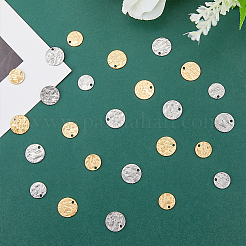 48Pcs 4 Style 304 Stainless Steel Charms&nbsp;STAS-HY0001-09